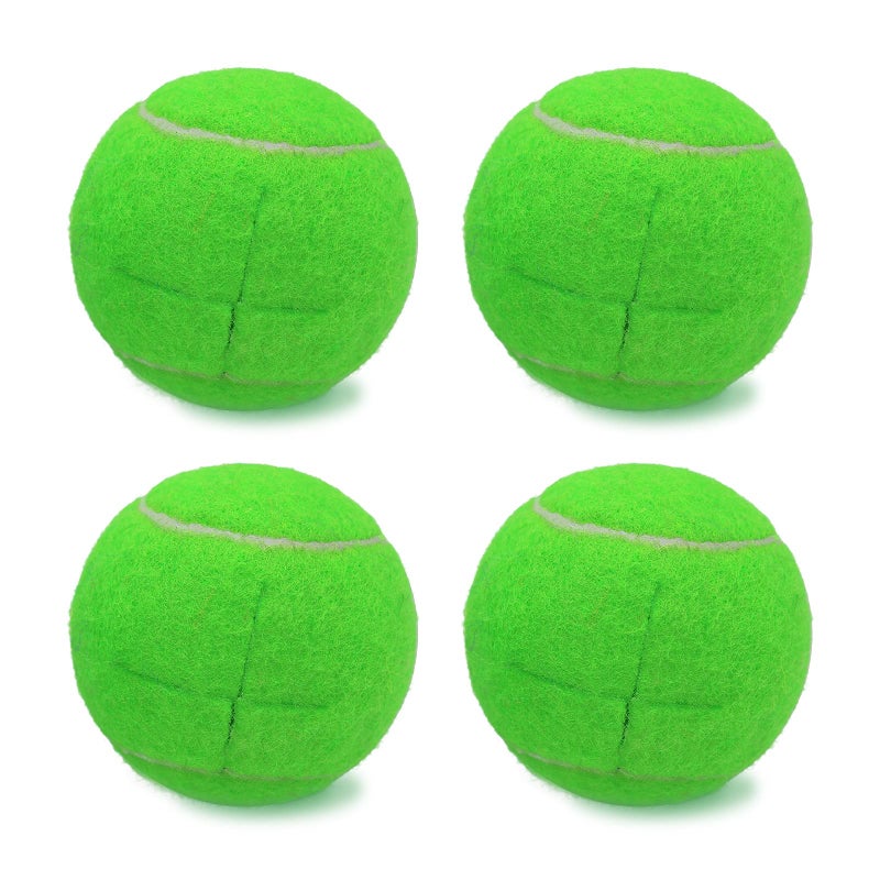 Magicorange 4 PCS Precut Walker Tennis Balls for Furniture Legs and Floor Protection Heavy Duty Long Lasting Felt Pad Glide Coverings Cyan